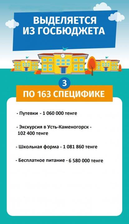 Распределение бюджетных средств КГУ СОШ №31